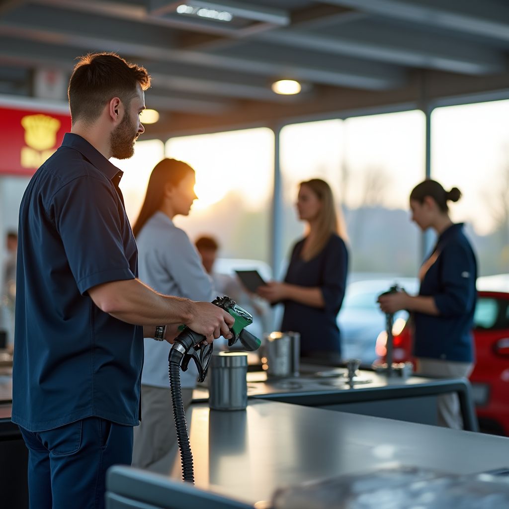 Gestión de estaciones de servicio